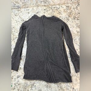 Little Sleepies Charcoal Zip-Up Sweater